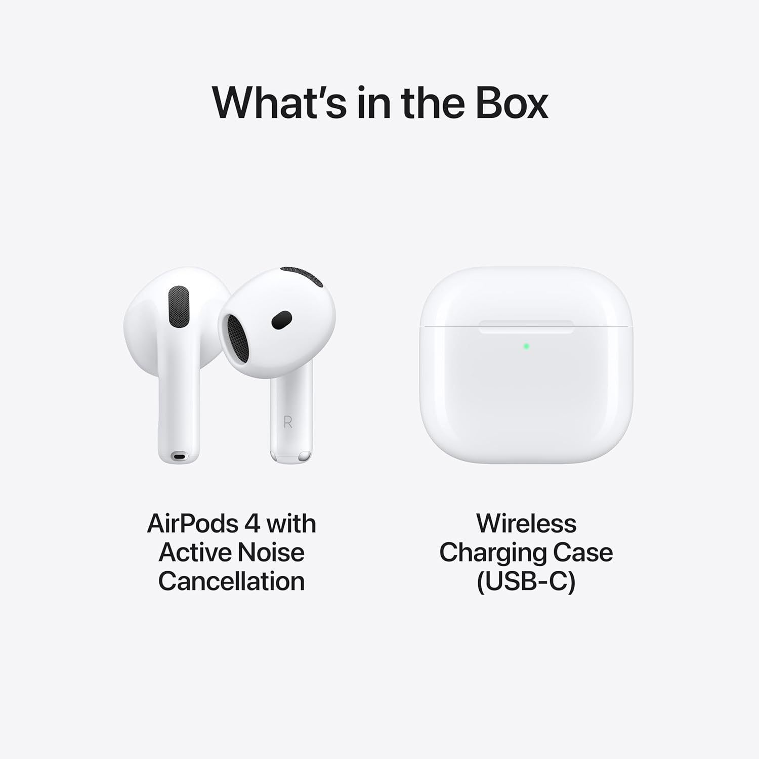 White wireless earbuds on a white background