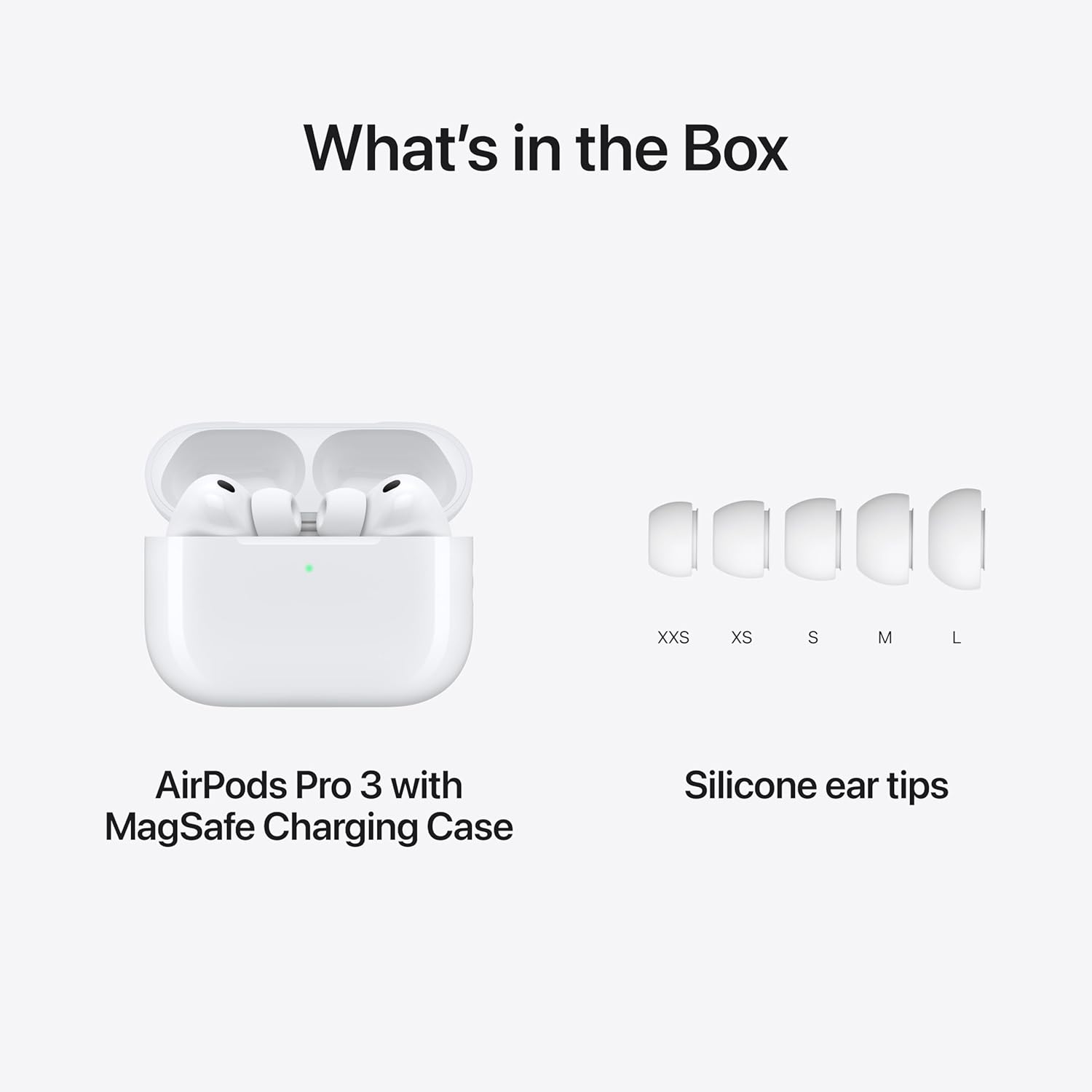 White wireless earbuds on a white background
