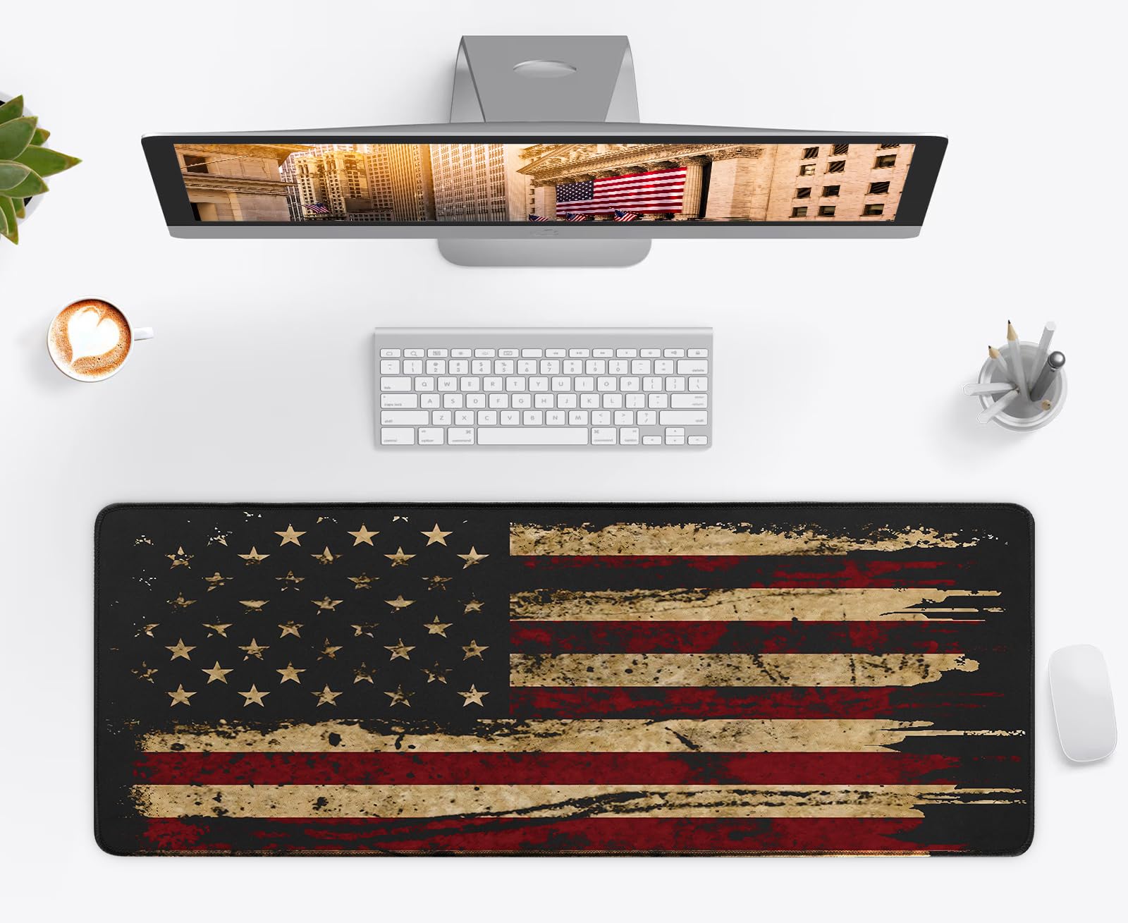 White Ukiyo-e Style Sports Car Anime Mouse Pad, Mouse Pad Gaming Mousepad,Large Mousepads with Non-Slip Rubber Base,Suitable for School,Office,Home,31.5 x 11.8 Inch